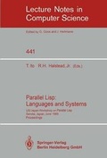 Cover: Parallel LISP - Springer