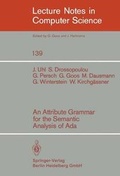 Cover: An Attribute Grammar for the Semantic Analysis of ADA - Springer