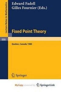 Enlarge image Cover: Fixed Point Theory - Springer