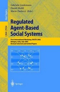 Enlarge image Cover: Regulated Agent-Based Social Systems - Springer