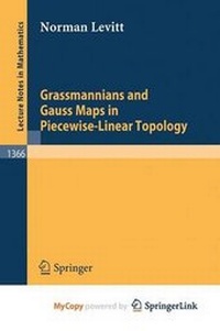 Abbildung von: Grassmannians and Gauss Maps in Piecewise-Linear Topology - Springer