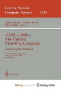 Cover: UML 2000 - The Unified Modeling Language. Advancing the Standard - Springer
