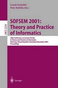 Enlarge image Cover: Sofsem 2001 - Springer