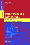 Cover: Object Modeling with the Ocl - Springer
