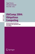 Cover: Ubicomp 2004 - Springer
