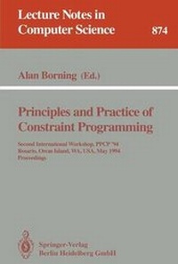 Enlarge image Cover: Principles and Practice of Constraint Programming - Springer