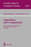 Cover: Algorithms and Computation - Springer