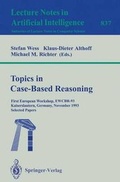 Cover: Topics in Case-Based Reasoning - Springer