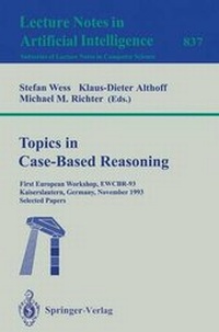 Enlarge image Cover: Topics in Case-Based Reasoning - Springer