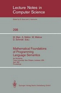 Enlarge image Cover: Mathematical Foundations of Programming Language Semantics - Springer