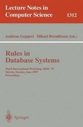 Cover: Rules in Database Systems - Springer