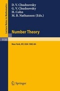 Cover: Number Theory - Springer