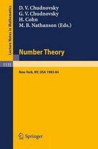 Enlarge image Cover: Number Theory - Springer
