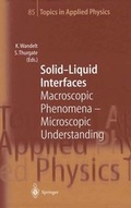 Cover: Solid-Liquid Interfaces - Springer