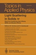 Cover: Light Scattering in Solids IV - Springer