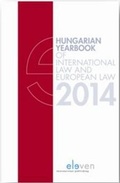 Cover: Hungarian Yearbook of International Law and European Law 2014 - Eleven International Publishing