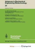 Cover: Downstream Processing - Springer