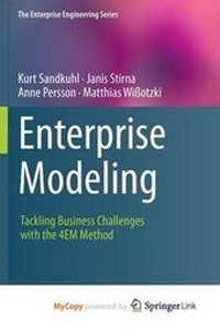 Enlarge image Cover: Enterprise Modeling - Springer