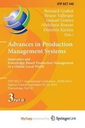 Cover: Advances in Production Management Systems - Springer