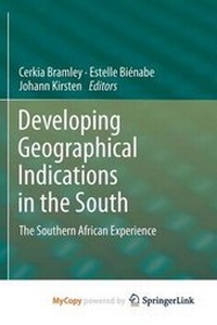 Enlarge image Cover: Developing Geographical Indications in the South - Springer
