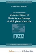 Cover: Iutam Symposium on Micromechanics of Plasticity and Damage of Multiphase Materials - Springer
