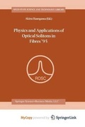 Cover: Physics and Applications of Optical Solitons in Fibres '95 - Springer