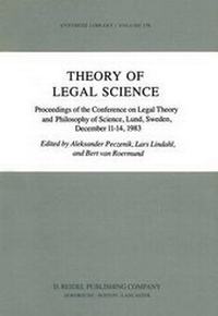 Enlarge image Cover: Theory of Legal Science - Springer