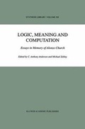 Cover: Logic, Meaning and Computation - Springer