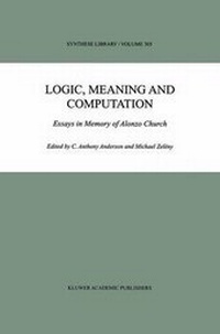 Enlarge image Cover: Logic, Meaning and Computation - Springer
