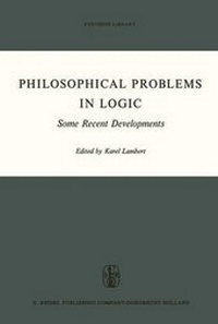 Enlarge image Cover: Philosophical Problems in Logic - Springer