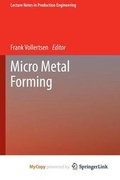 Cover: Micro Metal Forming - Springer