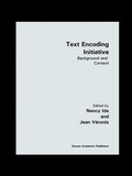 Cover: Text Encoding Initiative - Springer