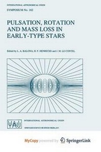 Enlarge image Cover: Pulsation, Rotation and Mass Loss in Early-Type Stars - Springer