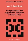 Cover: Computational and Algorithmic Problems in Finite Fields - Springer