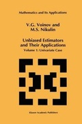 Cover: Unbiased Estimators and Their Applications - Springer