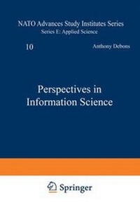 Enlarge image Cover: Perspectives in Information Science - Springer
