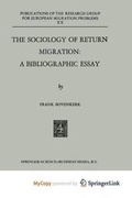 Cover: The Sociology of Return Migration - Springer
