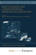 Cover: Remote Sensing and Climate Modeling - Springer