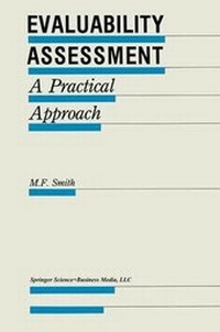 Enlarge image Cover: Evaluability Assessment - Springer