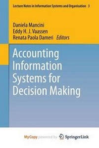 Enlarge image Cover: Accounting Information Systems for Decision Making - Springer
