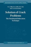 Cover: Solution of Crack Problems - Springer