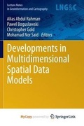Cover: Developments in Multidimensional Spatial Data Models - Springer