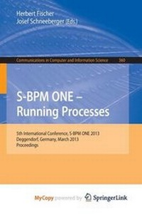 Enlarge image Cover: S-Bpm One - Running Processes - Springer