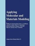 Cover: Applying Molecular and Materials Modeling - Springer