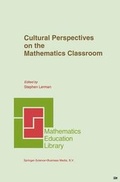 Cover: Cultural Perspectives on the Mathematics Classroom - Springer
