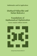 Cover: Foundations of Mathematical Optimization - Springer