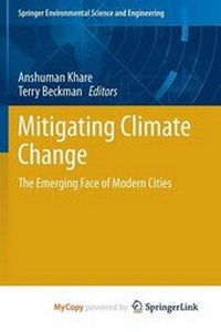 Enlarge image Cover: Mitigating Climate Change - Springer
