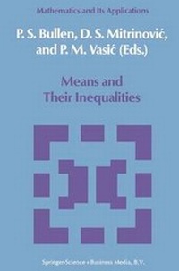 Abbildung von: Means and Their Inequalities - Springer
