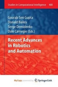 Enlarge image Cover: Recent Advances in Robotics and Automation - Springer