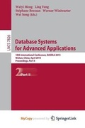 Cover: Database Systems for Advanced Applications - Springer
